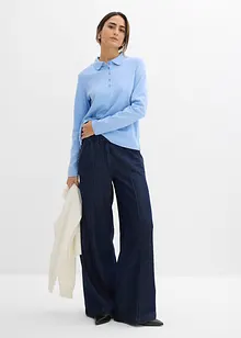 Triko polo z těžké organické bavlny, bonprix