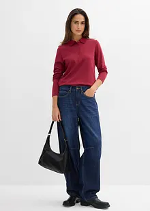 Triko polo z těžké organické bavlny, bonprix