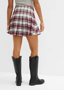 Kalhotová sukně s kostkovaným vzorem, bonprix