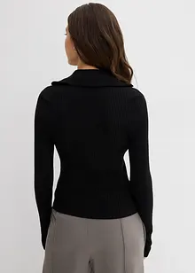 Žebrované triko z měkké viskózové směsi, bonprix