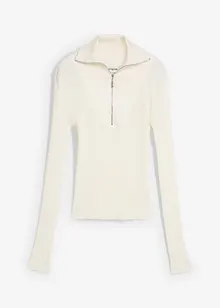 Žebrované triko z měkké viskózové směsi, bonprix