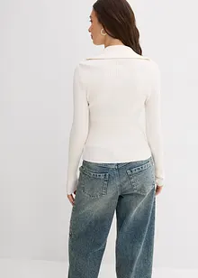 Žebrované triko z měkké viskózové směsi, bonprix