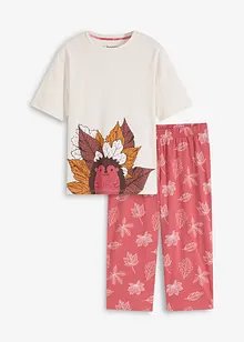 Capri pyžamo z čisté organické bavlny, bonprix