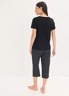 Capri pyžamo z čisté organické bavlny, bonprix