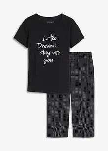 Capri pyžamo z čisté organické bavlny, bonprix