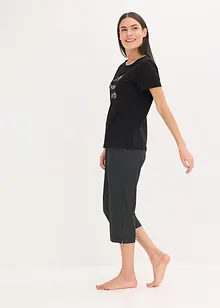 Capri pyžamo z čisté organické bavlny, bonprix