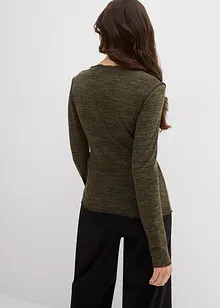 Triko s dlouhým rukávem, z měkké viskózové směsi, bonprix