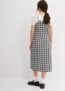 Flanelové šaty na ramínka, z čisté bavlny, bonprix