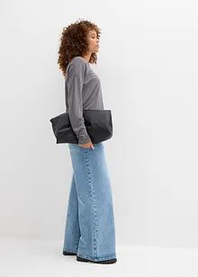 Top a tričko s dlouhým rukávem (2dílná souprava) ze žerzeje, bonprix