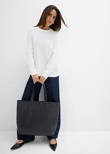 Tričko s dlouhým rukávem, z čisté organické bavlny, bonprix