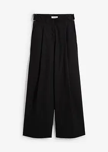 Kalhoty s postranními přezkami, z viskózové směsi, bonprix