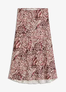 Saténová sukně se strukturou, bonprix