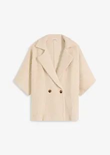 Pletený kabátek z peříčkové příze, bonprix