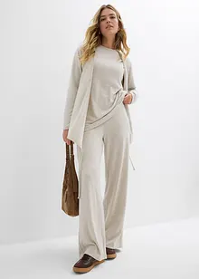 Palazzo kalhoty se vzhledem pleteniny, bonprix