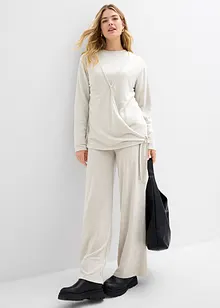 Zavinovací kardigan s pleteným vzhledem, bonprix