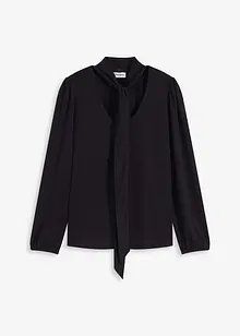 Strukturované triko s odnímatelnou vázačkou, bonprix