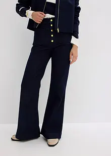 Džíny Flared, High Waist, bonprix