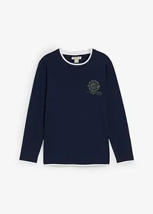 Tričko s dlouhým rukávem, se vzhledem 2 v 1, bonprix