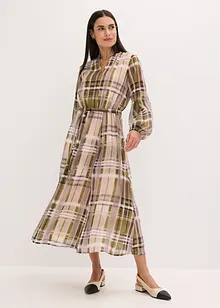 Šifónové šaty s vázačkou, bonprix