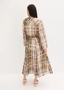 Šifónové šaty s vázačkou, bonprix