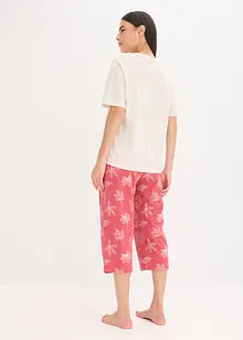 Capri pyžamo z čisté organické bavlny, bonprix