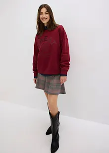 Oversize mikina z čisté bavlny, bonprix