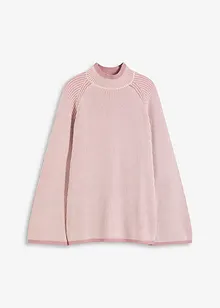 Oversize svetr se stojáčkem, bonprix