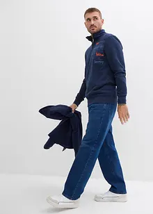 Mikina s límečkem na zip, z čisté organické bavlny, bonprix