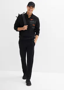 Mikina s límečkem na zip, z čisté organické bavlny, bonprix