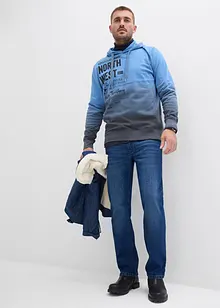 Mikina s kapucí z čisté bavlny, bonprix