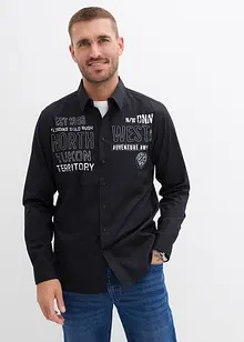 Košile z čisté bavlny, dlouhý rukáv, bonprix