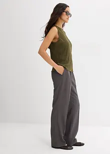 Top ze strukturovaného materiálu se zmačkanou úpravou, bonprix