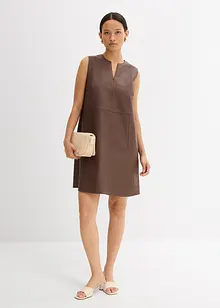 Šaty z umělé kůže, bonprix