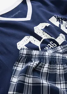 Pyžamo s bavlnou, dlouhý rukáv, bonprix