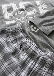 Pyžamo s bavlnou, dlouhý rukáv, bonprix