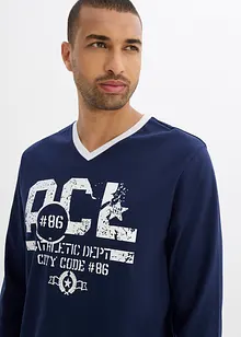 Pyžamo s bavlnou, dlouhý rukáv, bonprix