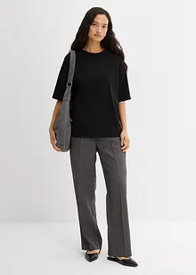 Volné tričko z bavlněné směsi, bonprix