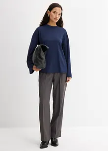 Dlouhé triko ze splývavého materiálu, bonprix