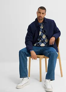 Pólo svetr s kosočtvercovým vzorem, z čisté bavlny, bonprix