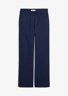 Široké 7/8 kalhoty z elastické směsi s organickou bavlnou, bonprix
