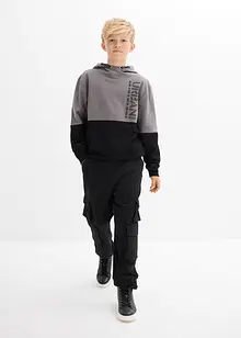 Mikina s kapucí, z čisté organické bavlny, bonprix