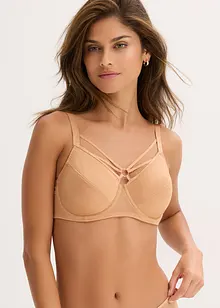 Zmenšovací podprsenka s třpytivým materiálem, bonprix