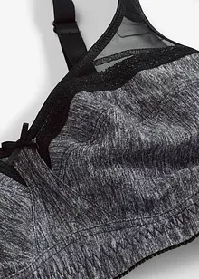 Odlehčující podprsenka bez kostic, s polstrovanými ramínky, bonprix