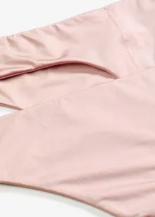 Tanga s vysokým pasem a lesklým efektem (2 ks), bonprix