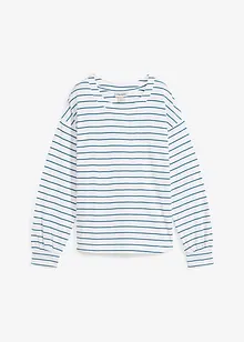 Triko s dlouhým rukávem, z čisté organické bavlny, bonprix