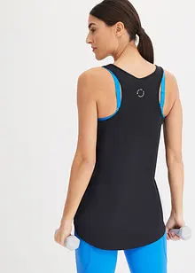 Funkční top s vykrojenými zády, rychleschnoucí, bonprix