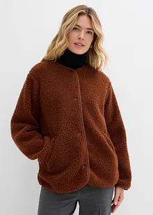 Bunda z medvídkového flísu, bonprix