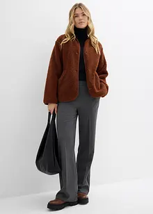 Bunda z medvídkového flísu, bonprix