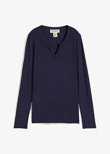 Triko s dlouhým rukávem, z měkké viskózové směsi, bonprix