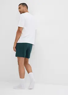 Triko a 2 pyžamové kalhoty z čisté organické bavlny (3dílná souprava), bonprix